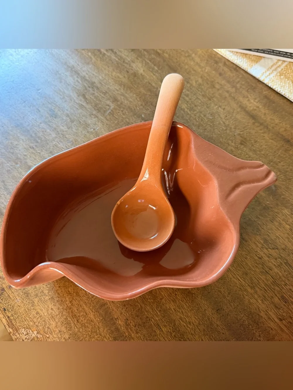 Boston Warehouse Terra Cotta Chili Pepper Salsa Server in Box